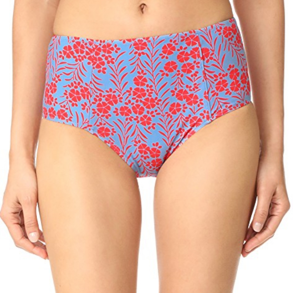 Diane von Furstenberg High Waisted Bikini Bottoms